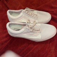 VANS Pink Check Off the Wall Trainers Size UK7.5