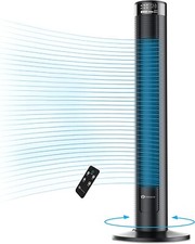 38-Inch Oscillating Cooling Tower Fan with 3 Cooling Fan Speeds & Timer PureMate