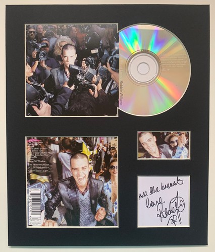 Robbie williams signed - robbie,