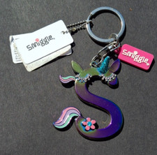 Smiggle Rainbow Unicorn Alphabet Letter S Key Ring Key Chain with original tags