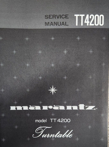 Marantz tt4200 turntable - marantz,