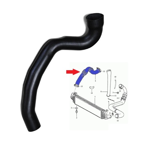 Intercooler pipe turbo hose - turbo,
