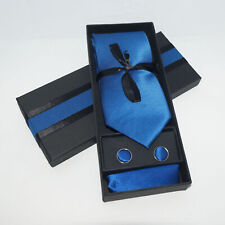 Mens 3 Piece Set STRAIGHT Tie
