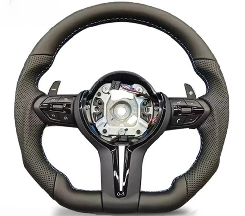 Full leather steering wheel - steering,