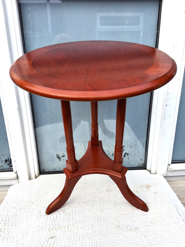 Vintage mahogany tripod wine - mahogany,