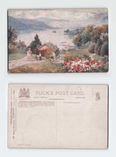 Vintage postcard windermere - postcard,