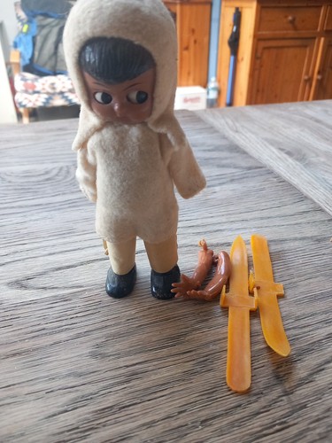 Vintage inuit eskimo doll - vintage,