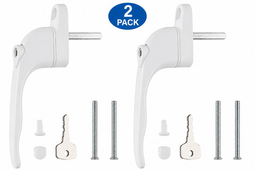 Upvc window handles white - window,