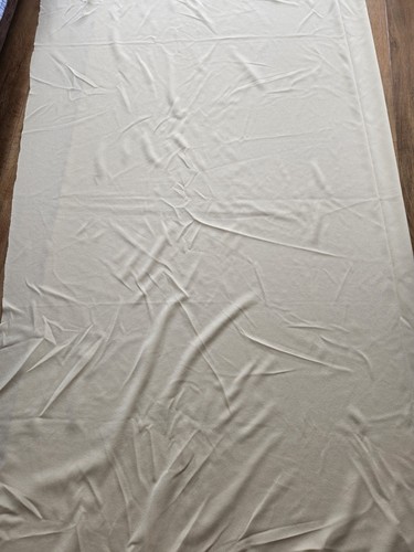Vintage cream crimplene fabric - crimplene,
