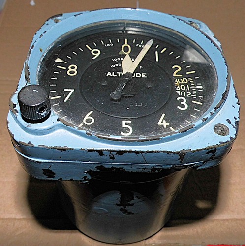 Vintage kollsman altimeter - vintage,