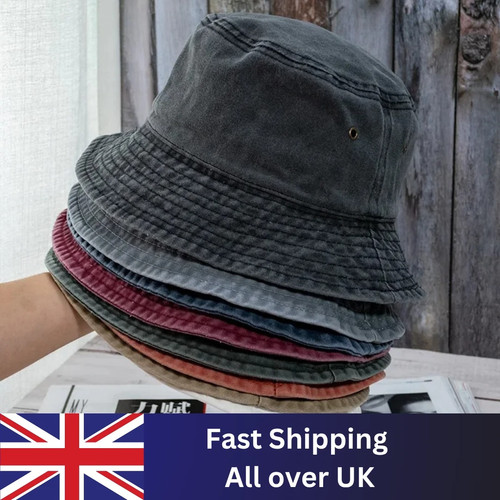 Vintage bucket hat washed - hat,