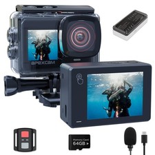 60fps action camera 48mp - 4k,