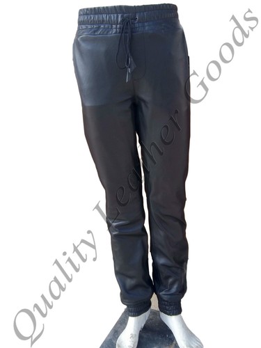 Men black genuine leather - black,
