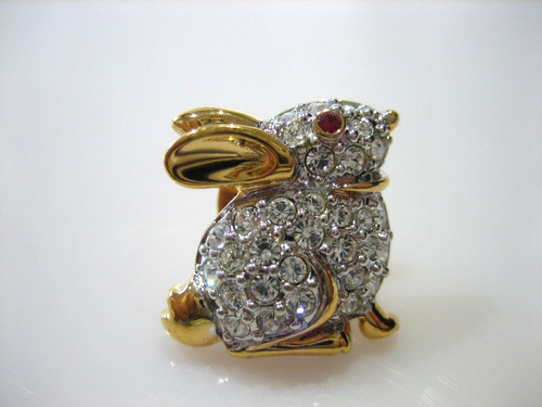 Swarovski gold tone pave - gold,