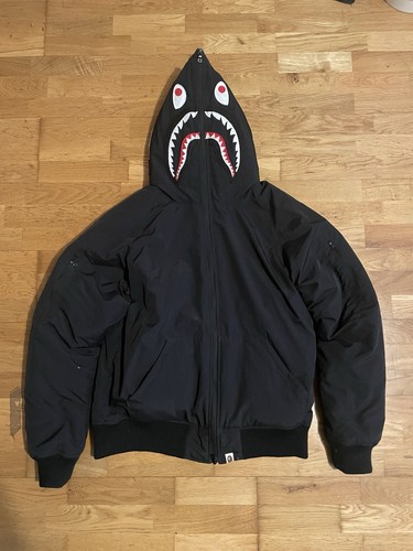 Bape shark hooded bomber - hooded,