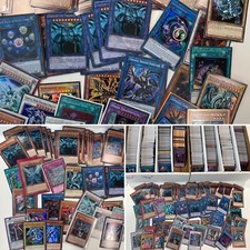 BULK JOB LOT  500 UNSORTED YUGIOH CARDS  C,R, SUPER ULTRA SECRET HOLOS BUNDLE