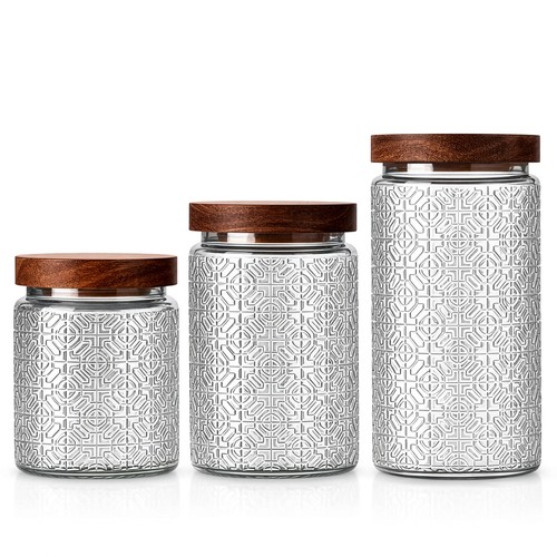 3pcs glass storage - glass,