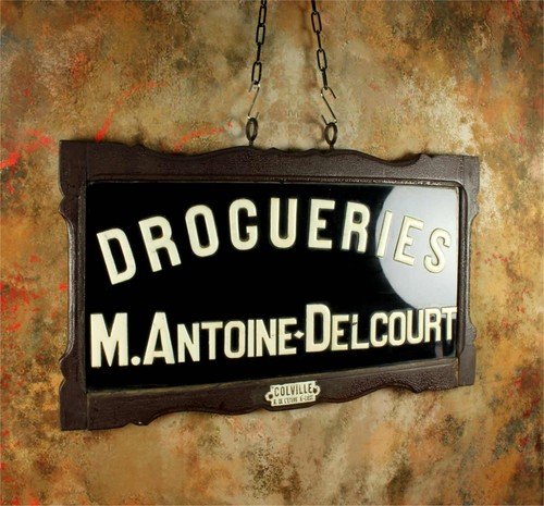 Antique drogueries glass - drogueries,