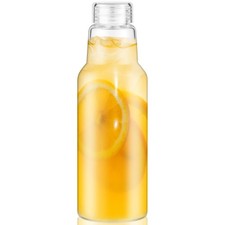 34 Oz Glass Juice Bottles with