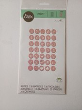 Sizzix Thinlits Die Set Dainty Lowercase 662520 35 Dies Lowercase Alphabet Rare