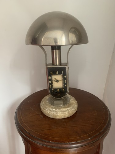 Art deco mofem lamp - mofem, clock