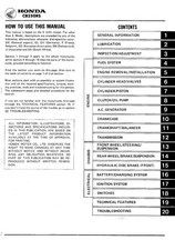 Honda CB250RS Factory Workshop