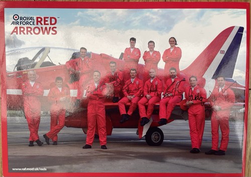 Red arrows 2008 signed booklet - red,
