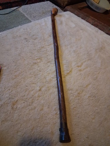 Walking stick vintage wooden - walking,