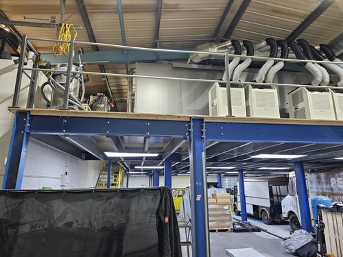 Commercial steel mezzanine - commercial,