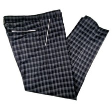 PING Golf Trousers W36 L31 Black Grey Check Performance Tailored Pants