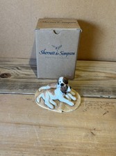 Sherratt & Simpson St Bernard Pair Dogs On Mat Boxed
