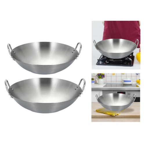 Stainless steel wok - stainless, pan