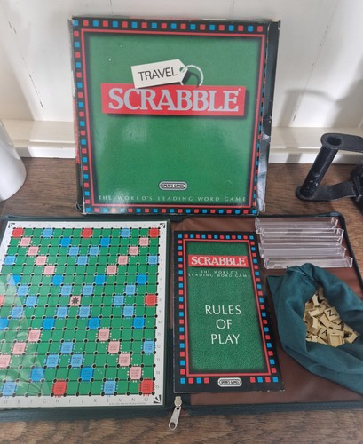 Vintage travel scrabble - travel,