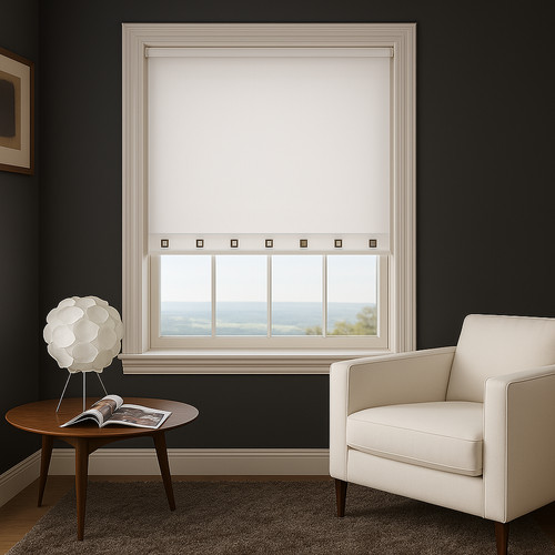 Square eyelet roller blinds - roller,