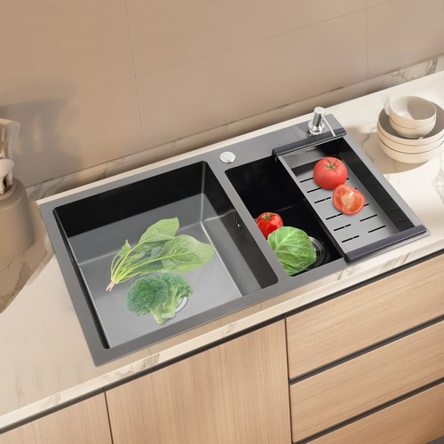 Kitchen sink double bowl - sink,