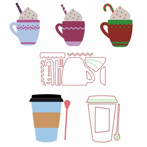 Coffee tea cups cream - tea, drinks