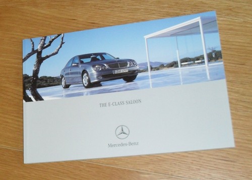 Mercedes class brochure 2004 - e,