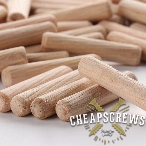 Wooden dowels chamfered fluted - wooden,