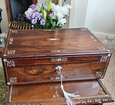 Victorian Rosewood Writing