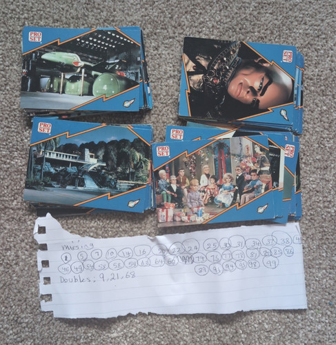 Pro set thunderbirds - set,