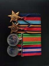 Burma Star Medal Group. WW2