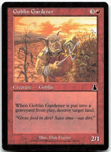 Goblin gardener mtg - goblin, 84