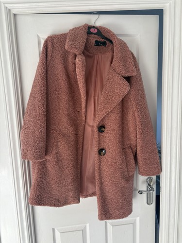Pink teddy bear coat - pink,