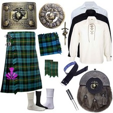 Ancient Gunn Tartan kilt