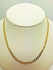 9ct Yellow Solid Gold Curb