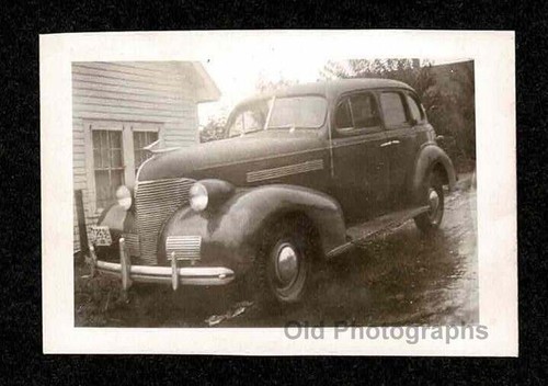 Great old car - old, hood