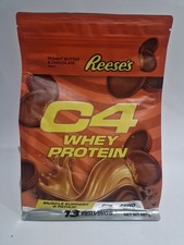C4 Reeses Peanut Butter Cup Chocolate Whey Protein Powder Zero Sugar 481g NEW