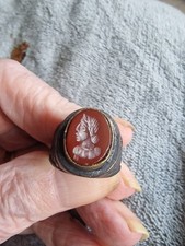 Large roman bronze ring - bronze,