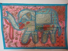 Elephant zari khambadi - elephant,
