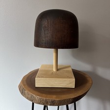 Vintage Fedora Open Crown Wood